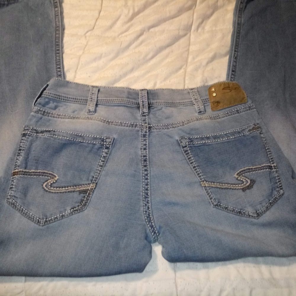 Silver mens Jean's